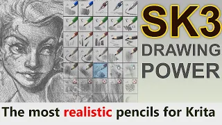 SK3 Pencils brushes for Krita Discover why you need them