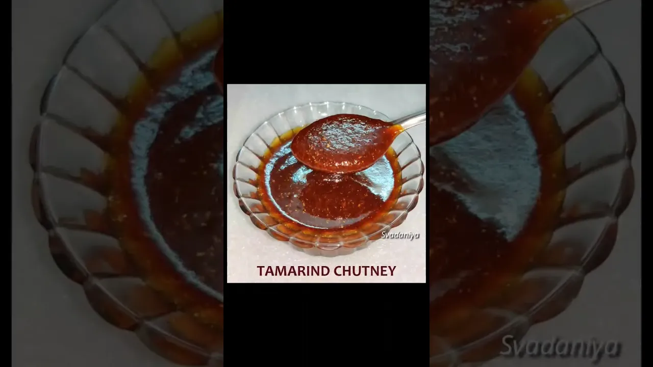 Sweet And Sour Tamarind Chutney   Instant Chutney For Chaat