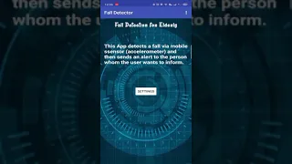 Fall Detection App for Elder People Accelerometer Android Studio