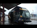 Ride On Pace Bus 2017 ElDorado National Axess BRT CNG 17504 On Rt 350 Sibley to Morton Ct