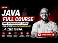 Intro Java Full Course for Beginners 2026 Step-by-Step Java Tutorial Playlist Zero to Pro