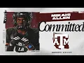 WATCH 4-star Mikahi Allen commits to the Texas A M Aggies Live Commitment