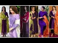 Purple Dress Design Purple Color Combination Dress Purple Suit Design ideas for girls 2025