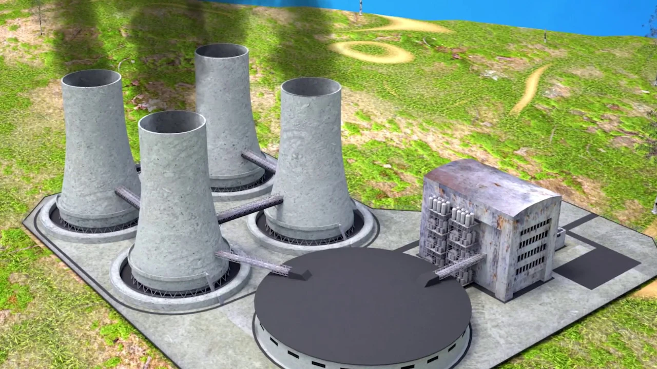 Nuclear Power Plant - Understanding how it works / (3D animation)