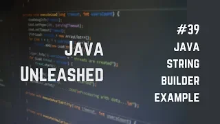 Java StringBuilder and Conversions Example