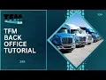 TFM ELD Back Office Admin Portal Tutorial
