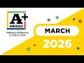 A Award March 2026