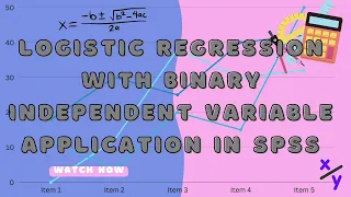Logistic Regression with Binary Independent Variable Application in SPSS