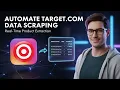 How to Scrape Product Data from Target Tutorial