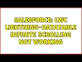 Salesforce LWC lightning-datatable Infinite Scrolling Not Working
