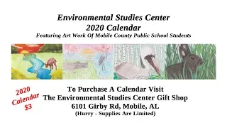 Environmental Studies Center 2020 Calendar