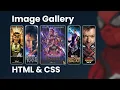 How to Create Responsive Image Gallery HTML and CSS Step-by-Step Tutorial