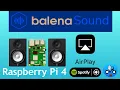 Balena Sound Raspberry Pi 4 Airplay Bluetooth Spotify connect