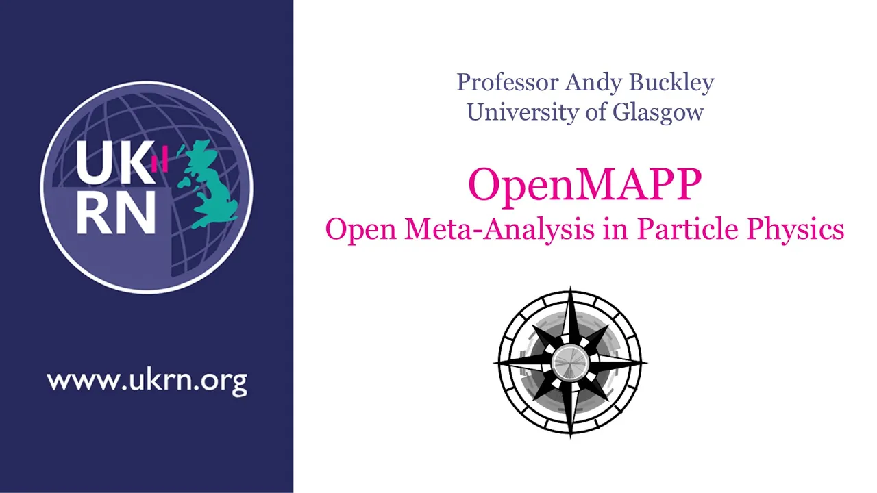 UKRN webinar: OpenMAPP UK - Meta-Analysis and reinterpretation in particle physics