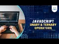 JavaScript Unary Ternary Operators JavaScript Tutorial In Marathi