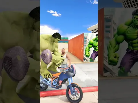 Franklin Open Hulk Mystery Container 🤯😂 | INDIAN BIKE DRIVING 3D | #shorts #maxer