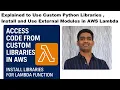 Step-by-Step Add Custom Python Libraries Install External Modules to AWS Lambda