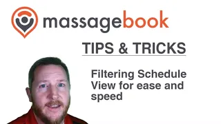 Massage Book - Schedule Views and Filters
