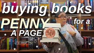 8AM book shopping 2nd charles penny-a-page sale haul