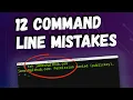 12 Command Line Mistakes New Developers Make and how to fix them