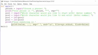 Slicing Strings in Python