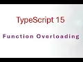 15 TypeScript Mastering Function Overloading in TypeScript Improve Your Code Efficiency