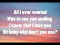 All I Ever Wanted (Lyrics) - Basshunter