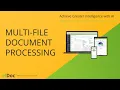 elDoc - Intelligent Document Processing Data capture from multi-file document Use Case