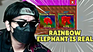 GACHA PREMIUM SAFARI EGG RAINBOW ELEPHANT IS REAL AT GROW A GARDEN
