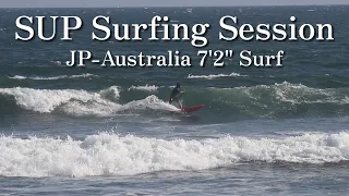 Windy Choppy 3-4ft SUP Surfing Session JP-Australia 7 2 Surf
