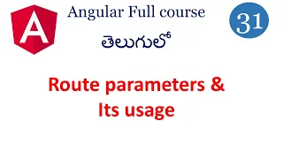 Route parameters in Angular How to access route parameters Routing in Angular Angular tutorials