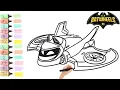 Batwheels Batwing Coloring Coloring With boldandcozy
