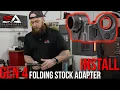 How to Install the Sylvan Arms Gen 4 Folding Stock Adapter