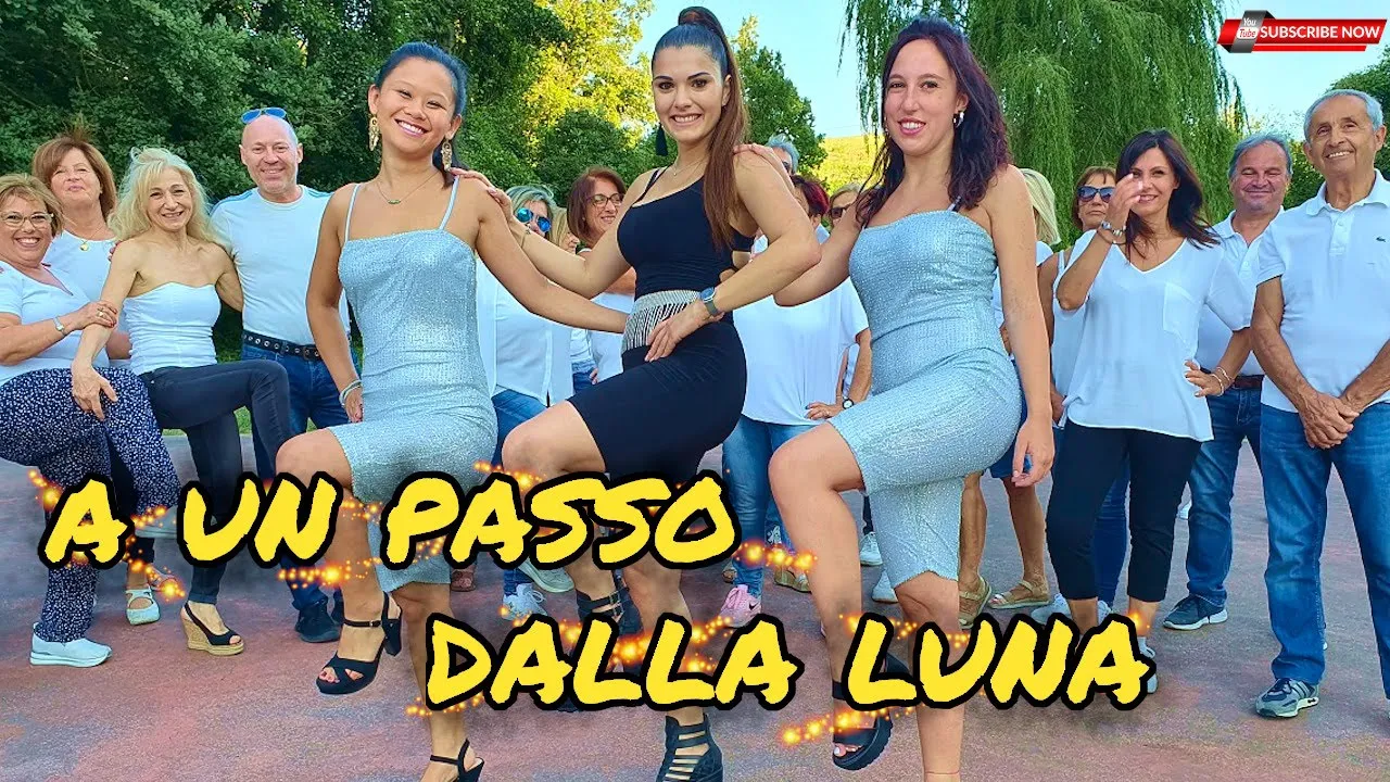 A UN PASSO DALLA LUNA Rocco Hunt ft. Ana Mena COREOGRAFIA | Ballo Gruppo| Baile en linea| line DANCE