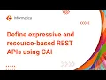 Define expressive and resource-based REST APIs using Cloud Application Integration Processes