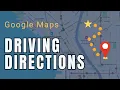 How to Get Driving Directions on Google Maps Desktop Tutorial