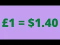 How to convert from pound sterling to dollars