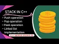 stack in c stack implementation using linked list in c stack data structure in c