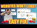 Fix Some Websites Not Loading or Not Opening in Any Browser - Windows