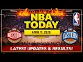 NBA STANDINGS TODAY as of April 11 2026 GAME RESULTS NBA SCHEDULE April 12 2026
