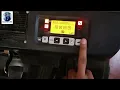 How to set reset Forklift password display entry Toyota 8FB15
