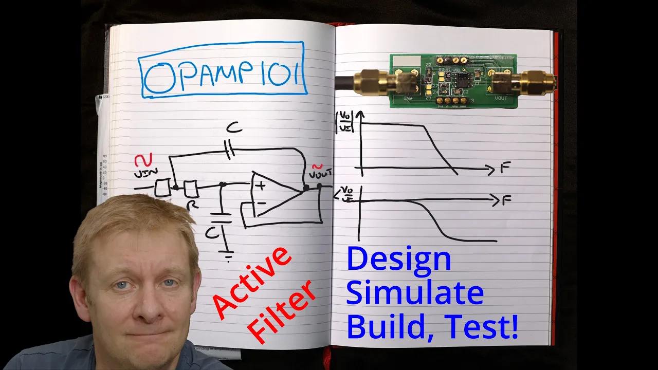 OPAMP101   Low Pass Active Filter