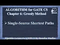 Ch 6 12 Single-Source Shortest Paths Relaxation Greedy Algorithm