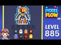 Pixel Flow Level 885 Solution Walkthrough