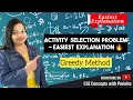 Activity Selection Problem using Greedy Method in Hindi example DAA Algorithm Design Analysis