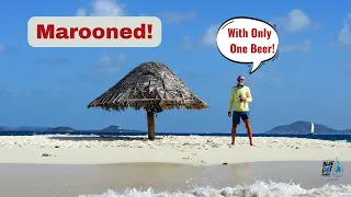 MAROONED!  (WITH ONLY ONE BEER) MOPION ISLAND. PETIT ST VINCENT.