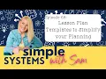 68 Creating Lesson Plan Templates to Simplify Unit Planning