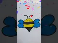 How to draw a Bee Step by step Drawing for kids