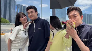 Quoc Truong publicly kissed Ngoc Trinh s hand showing affection when they were together like in