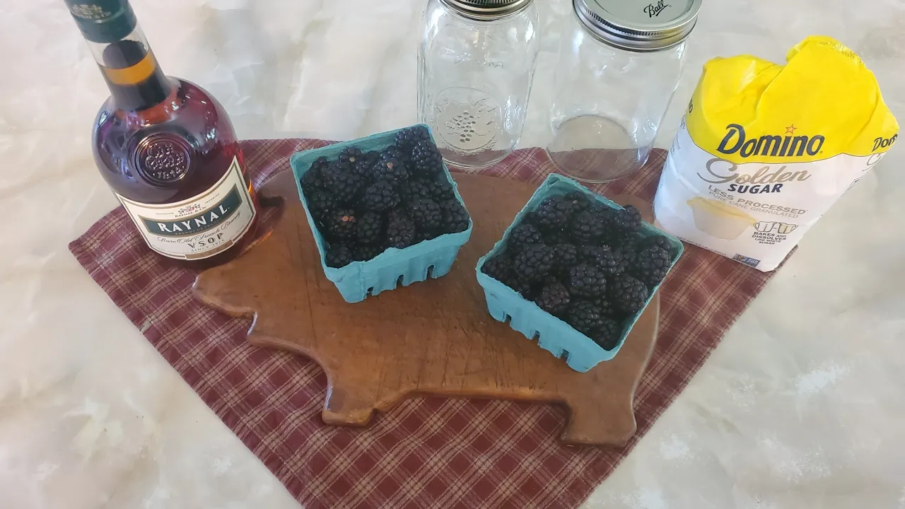 DIY Blackberry Liqueur ~ Homestead Corner